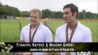 preview picture of video 'Trois Condéens médaillés d'or en kayak-polo aux World Games'
