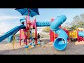 Huge Awesome park with sliding Hills Family Fun Adventures | An Abandoned Play Park | Family Vlog