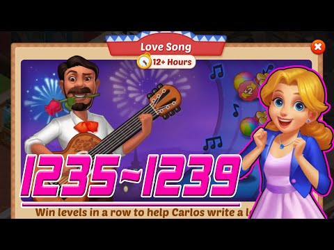 Matchington Mansion (Android | iOS) Level 1235~1239 - Gameplay Match:3