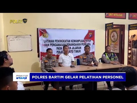 SATRESKRIM POLRES BARTIM GELAR PELATIHAN PERSONEL