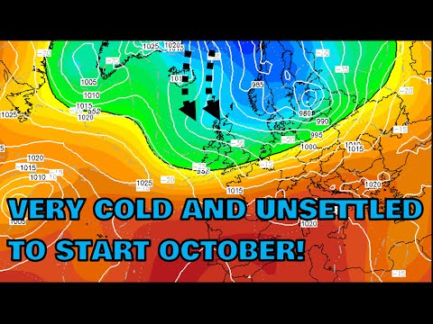 Very Cold and Unsettled to Start October! 1st October 2022
