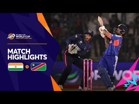 India v Namibia | Match Highlights | Men's T20 World Cup 2026