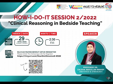 How-I-Do-it Session 2/2022 - "Clinical Reasoning in Bedside Teaching"