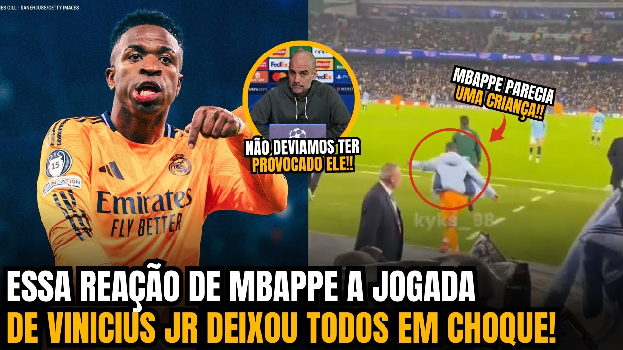 🚨NOSSA! OLHA A REAÇÃO DE MBAPPE A JOGADAÇA DE VINICIUS JR NO GOL DE BELLINGHAM!!