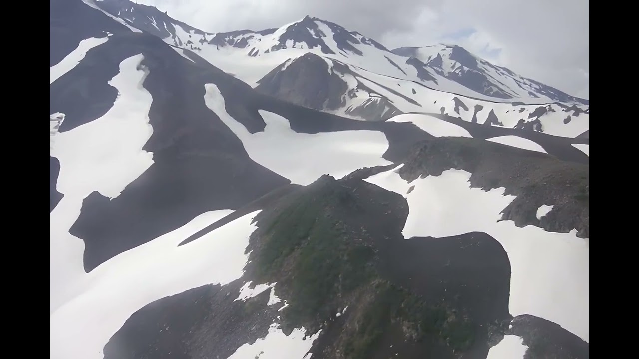 Fly over Kamchatka (Enhanced 4K)