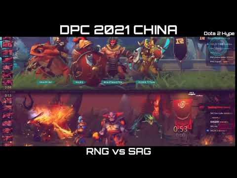 RNG vs SAG DPC 2021 CHINA Upper Division Season 2 | Dota 2 Highlights