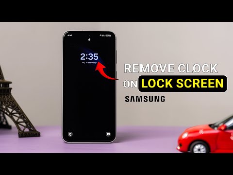 How to Remove Clock from Lock Screen on Samsung?