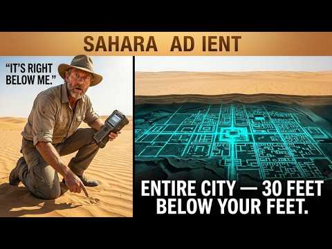 Hidden City Found Under Sahara Desert #shorts #mystery #archaeology #lostcity #ancienthistory