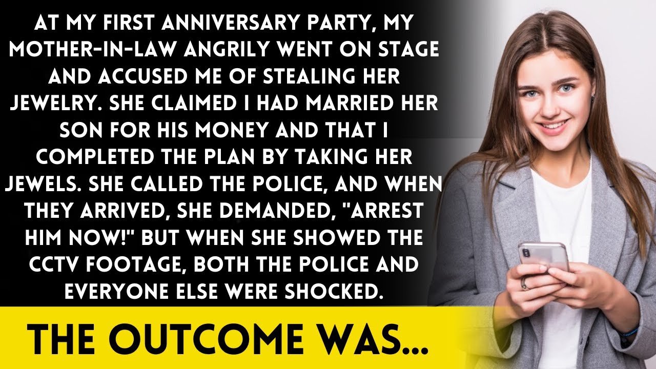 At my anniversary party, my MIL shouted that I stole her jewelry and married her son for his money!