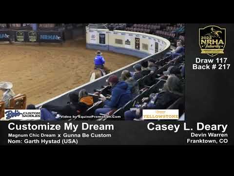 Casey Deary y Customize My Dream- Futurity 2022 go1 score 225