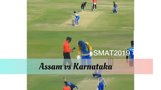 Karnataka vs Assam | Syed Mustanq Ali Trophy | Driems Cricket Ground, Odisha 2019