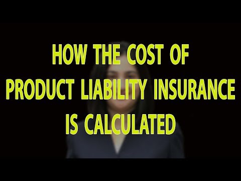 , title : 'How the cost of product liability insurance is calculated'