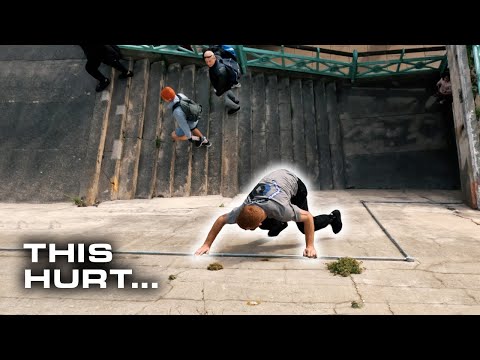 Parkour vs URBAN CLIMBING WALL 🇬🇧