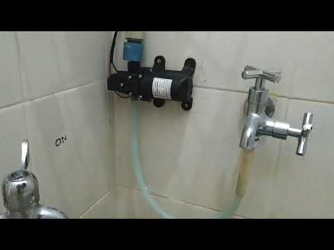 12v DC Pump to boost your water heater, for low pressure water pipe