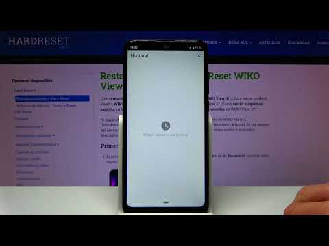 Cómo borrar el historial de WIKO View 3 - navegador Chrome