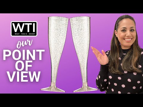 Munfix Gold Glitter Champagne Flutes - WTI product video review