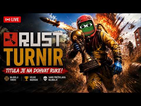 🔴 14H LIVE | RUST TURNIR | UNDERDOG TEAM | 127. NOĆ 🔴