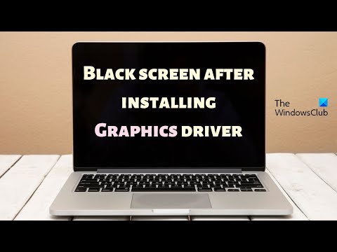 Black screen after installing Graphics driver in Windows 11 [Fix]