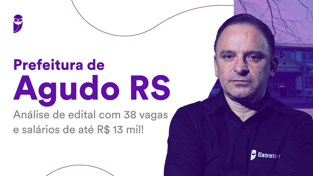 Prefeitura de Agudo RS: análise de edital com 38 vagas e salários de até R$ 13 mil!