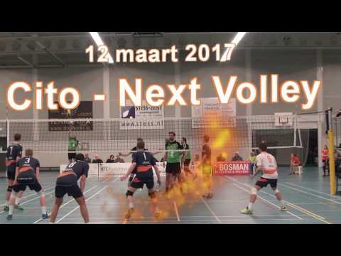 Cito H1 - Next Volley H1 11-03-2017 SET 3