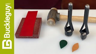 Using Mallet Dies to Make Leather Earrings