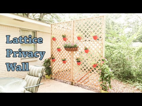 DIY Lattice Privacy Wall