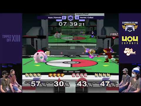 Tipped Off 13 Doubles Losers Finals - Kuya / Komodo (Red) vs. Harriet / Colbol (Blue)