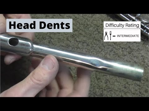 How To Remove Flute Head Joint Dents