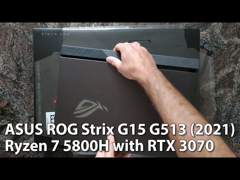 ASUS ROG Strix G15 G513 (2021) Review Part 1 - Unboxing