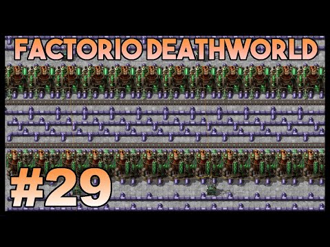 Factorio 1.0 Deathworld - Episode 29 - ALL the smelting!