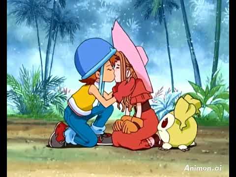 Sora and Mimi Yuri kiss