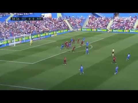 Getafe 1-2 FC Barcelona 9/16/17 la liga all goals