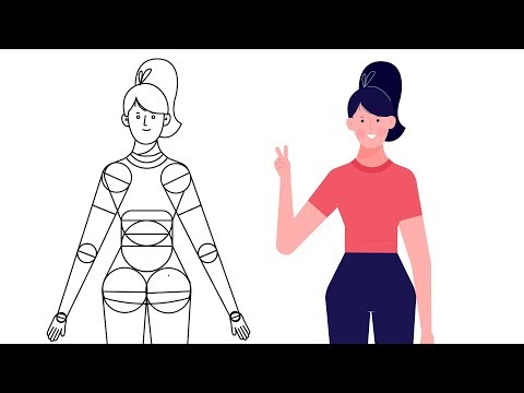 Character Animation Tutorial in After Effects No Third Party Plugin