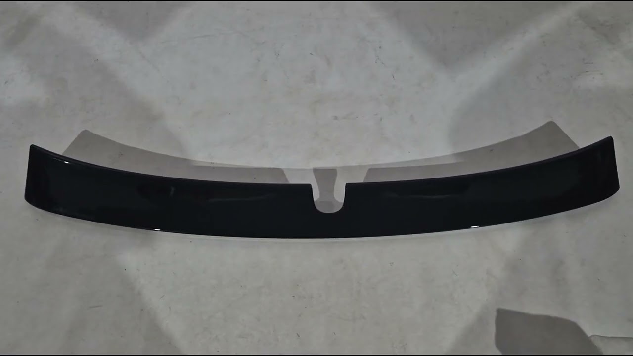 Mercedes E-class W211 2002–2009 Spoiler DPT (2002-2006, hoogglans zwart) Video 1