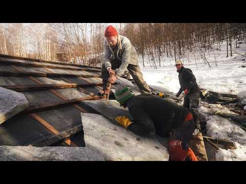 #197 Deep Snow, Fire Cooking, and the First Roof Stones