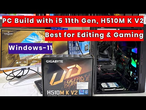 Best Budget Editing & Gaming PC Build | i5 11th Gen + H510M K V2 | Windows 11 Ready 💻Full Guide 2025
