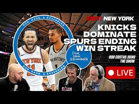 Knicks vs Spurs Reaction, Islanders Surge & Bob Costas Joins - Don, Hahn, & Rosenberg - 3/02/26