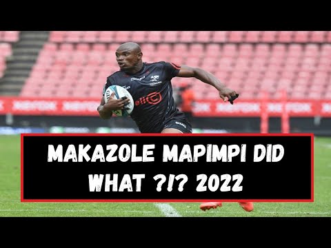 Makazole Mapimpi Tries - Emirates Lions vs Cell C Sharks - United Rugby Championship
