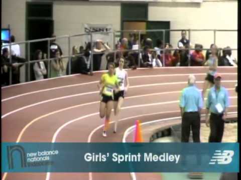 Girls Sprint Medley Heat 1 - New Balance Indoor Nationals 2011