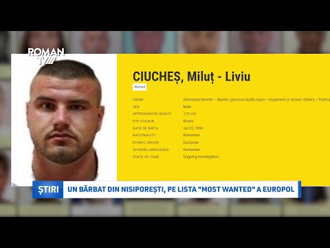 Un bărbat din Nisiporești, pe lista "Most Wanted" a Europol