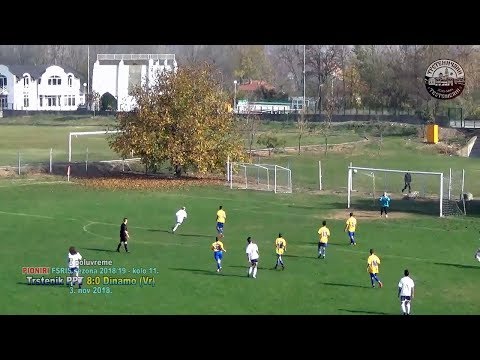 PIONIRI: FK Trstenik PPT–FK Dinamo Vranje 8:0 PRVO POLUVREME, 3. novembar 2018.
