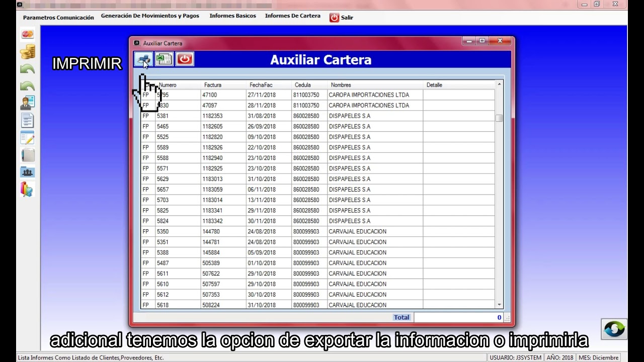 Auxiliar de Cartera