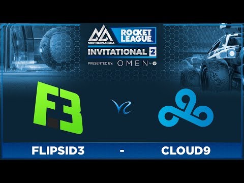 FlipSid3 vs Cloud9 - 1/2 NARLI 2018 - $50.000 Cash Prize - Northern Arena Rocket League Invitational