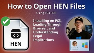 How to Open HEN Files (PS3 Homebrew Enabler)