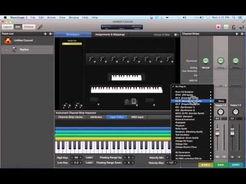 Mainstage 3: Multi-Keyboard Live Rig Setup