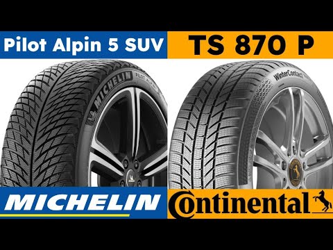 Michelin Pilot Alpin 5 SUV vs Continental WinterContact TS 870 P