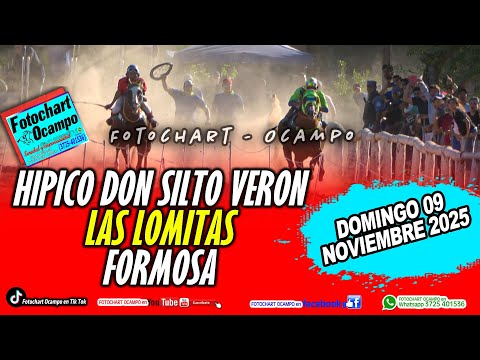 HÍPICO DON SILTO VERON.-LAS LOMITAS - FORMOSA- Resumen de la Reunión del 09/11/2025