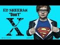 Ed Sheeran - "Don't" (Lyrics) [X] 2014 HD 