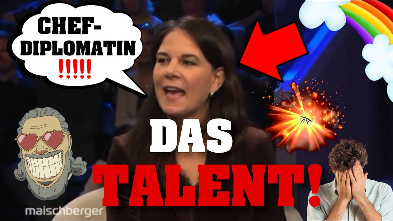 BAERBOCK begeistert Publikum – starker Auftritt bei maischberger! 💥⚡️#PolitSatire #Comedy