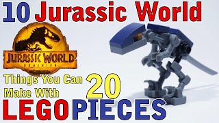 10 Jurassic World things you can make with 20 Lego pieces